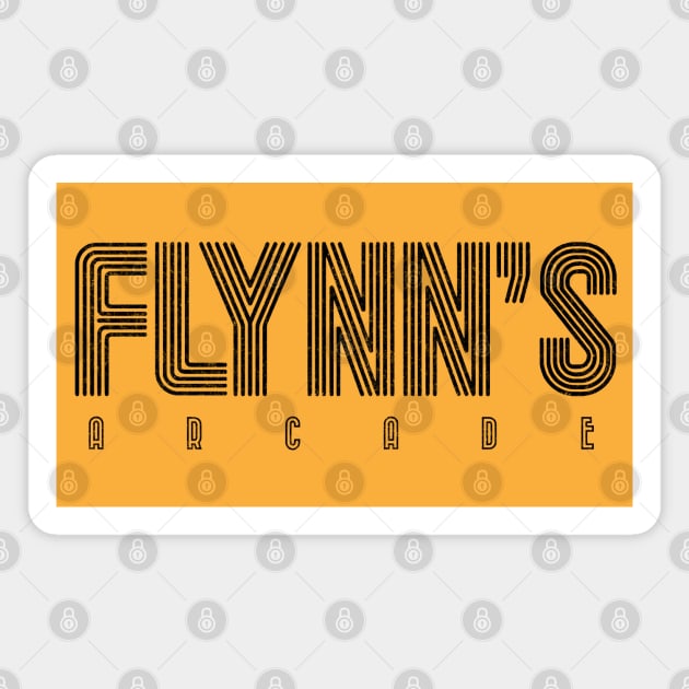 Flynn's Arcade - vintage logo Magnet by BodinStreet